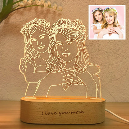 Vip-Dropshipping Customized Photo 3D Night Light for Gift