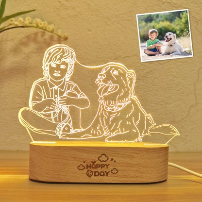 Vip-Dropshipping Customized Photo 3D Night Light for Gift